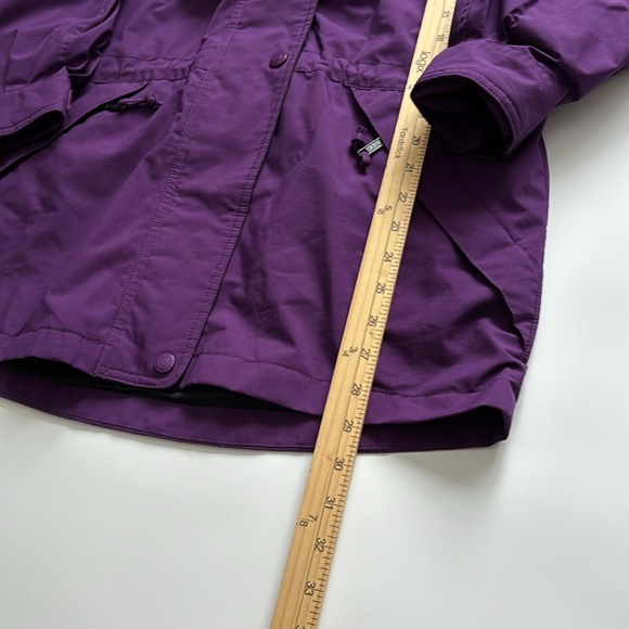 Y2K Eddie Bauer Gore-Tex Full Zip Royal Purple Vented Full Zip Mid Lengt… - Picture 7 of 12